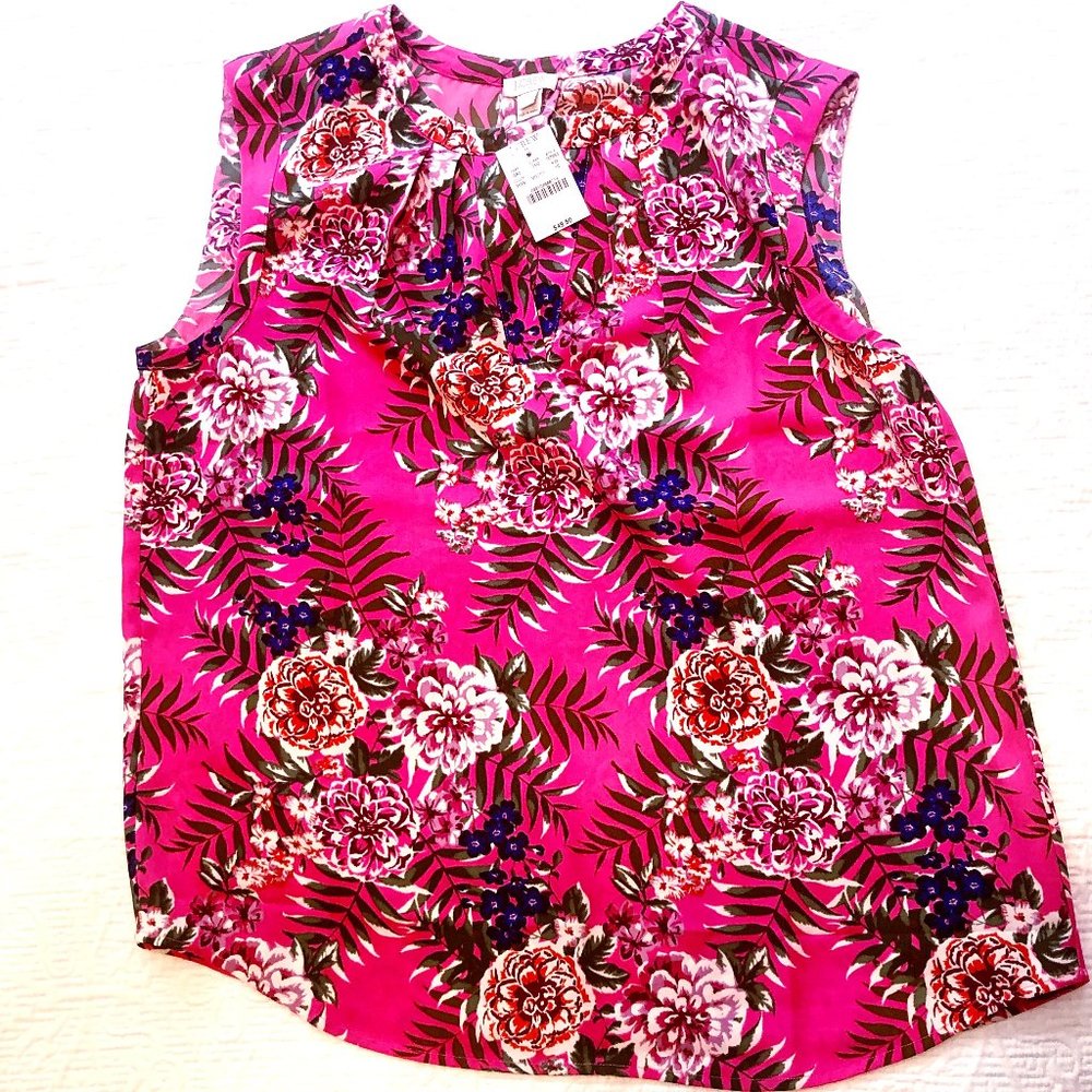 NWT! J. Crew Sleeveless Blouse